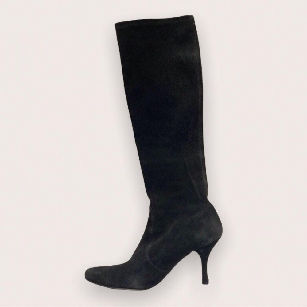 ⚜️ Stuart Weitzman Yielding Knee High Suede Stretch Boots ⚜️ - Picture 4 of 9